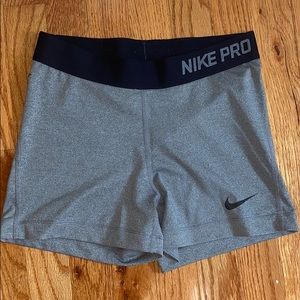 Nike pro spandex shorts